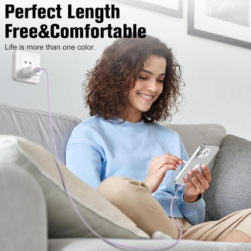 iPhone Charger Fast Charging 【Apple MFi Certified】 3Pack 3ft USB to Lightning Cable iPhone Charger Cord Compatible with iPhone 14/13/12/11 Pro Max/XS MAX/XR/XS/X/8/7 Plus iPad AirPods