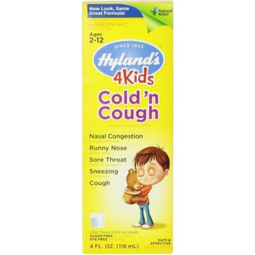 Hyland's Cold 'n Cough 4 Kids 4 oz (Pack of 4)