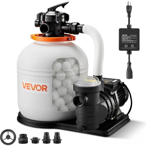 VEVOR FlashPure Sand Filter Pump 16 1 HP Swimming Pool Filter System