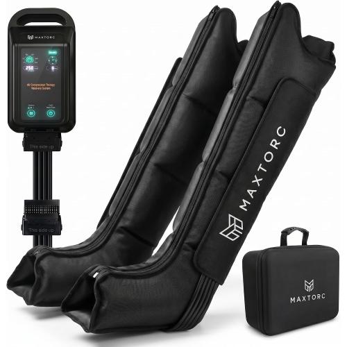 FSA-HSA Eligible Compression Recovery Boots, Air Boots Pressotherapy Boots 50-250 mmHg, Full Leg Compression Massager for Improved Circulation, Lipedema, Lymphatic Leg Massager, Pain Relief