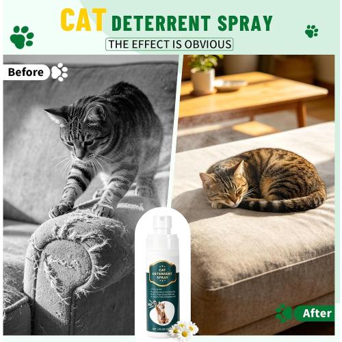 2 Pack Cat Deterrent & Repellent Spray Anti-Scratch Training Aid, 4OZ