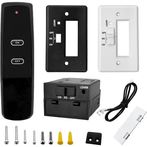 Upgrade Gas Fireplace Remote Switch System Kit for Standard Millivolt Valve Appliances, Compatible with Skytech, Majestic, Ambient, Empire, Monessen, Vermont Fireplaces, 5 Year Warranty