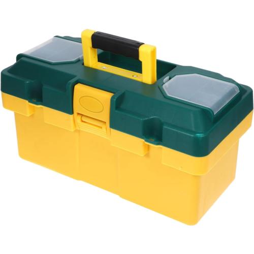 LITTLE DIRTY‼️Large Capacity Plastic Toolbox Organizer Locking Portable Lightweight Tool Storage Box for Handheld Tools Multipurpose Industrial-grade Storage for Outdoor and Travel Use