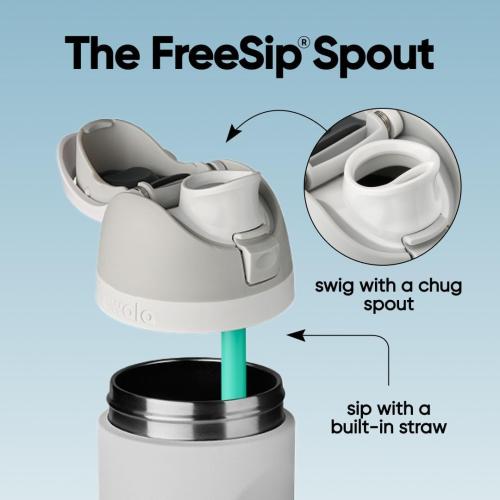 Owala FreeSip Stainless Steel Water Bottle 24 oz Denim (See the picture for the color)
