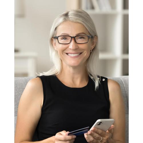 JOLISU 5-Pack Reading Glasses for Women Men Small Face, 1.5, Mix Color