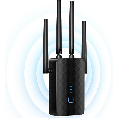 WiFi Extender Signal Booster, Dual Band 5.8GHz&2.4GHz, Support 99% Devices