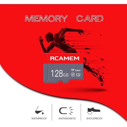 128GB Micro Memory Card with Adapter TF Card Class 10 for Camera