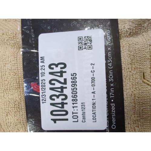 2pk All-Clad Solid Kitchen Towel: Highly Absorbent, Super Soft Long Lasting - 100% Cotton, 17x30 Tea Towel for Cleaning & Drying Dishes, Pans, Glassware, or Countertops, Cappuccino