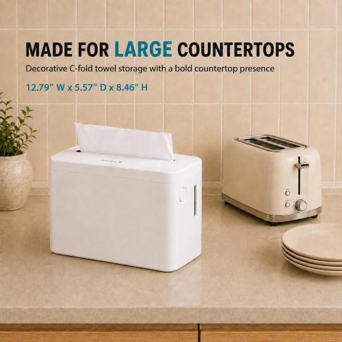 Ultra Large C Fold Paper Towel Dispenser Countertop - M7 D-3409 Lavender