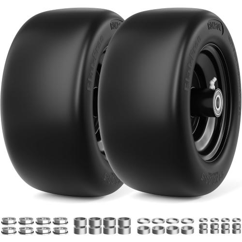 RONPOW 11x6.00-5 Flat Free Zero Turn Lawn Mower Tires, 400lb Load Capacity USED ‼️