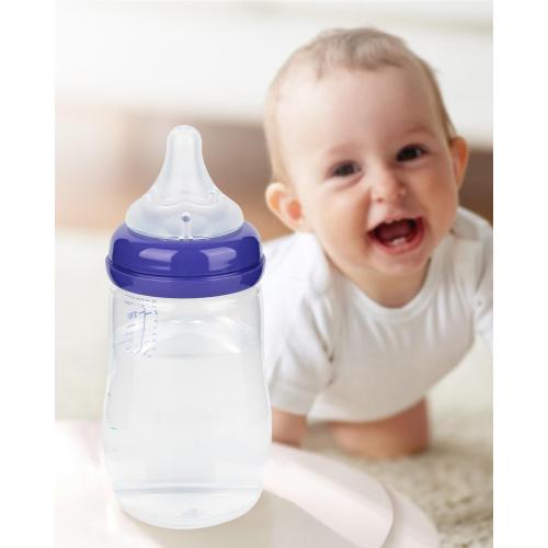 Silicone Nipple for Lansinoh Anti-Colic Baby Bottle, Fast Flow, Size L, 6m , 6 Count