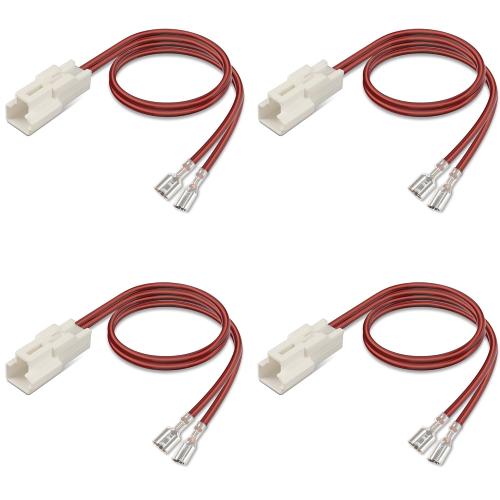 4 Pcs 72-7300 Speaker Harness,Speaker Wiring Harness for Hyundai Kia