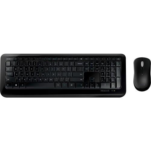 Microsoft Wireless Desktop 850 with AES ) - Black. Wireless Keyboard  . Snap-In USB Transciever. Right/Left Hand Use Mouse