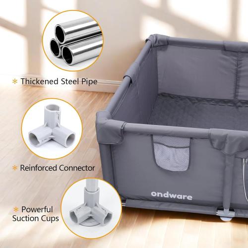 38 x 38 x 18 in Dog Whelping Box with Waterproof Pad for Small Dogs