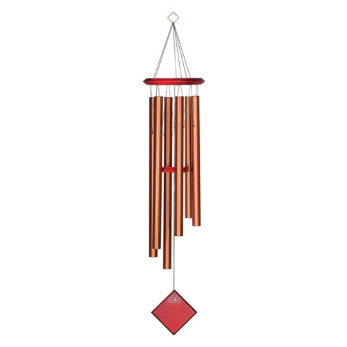 Woodstock Chimes Encore Collection Bronze Aluminum/Wood 37 in. Earth Wind Chime