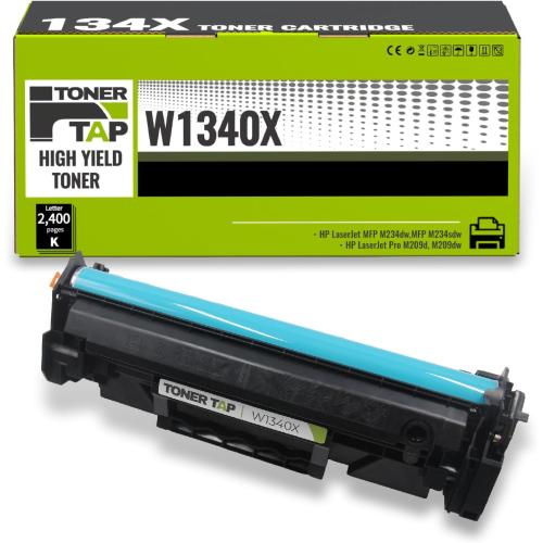 134X Black Toner Cartridge, High-Yield Replacement for 134A Toner Compatible with LaserJet M209dw M209d M234dw M234sdn M234sdw Printers, W1340X Toner