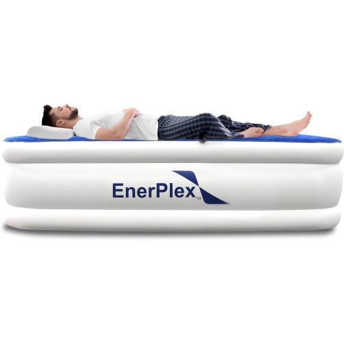EnerPlex Queen Double Air Mattress with Built-in Pump, 13 Inflatable Bed