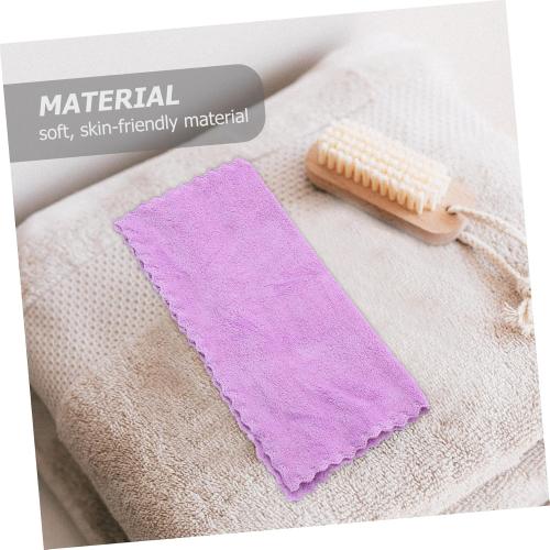 15Pcs Coral Fleece Face Towels, Super Soft Absorbent Washcloths for Washing