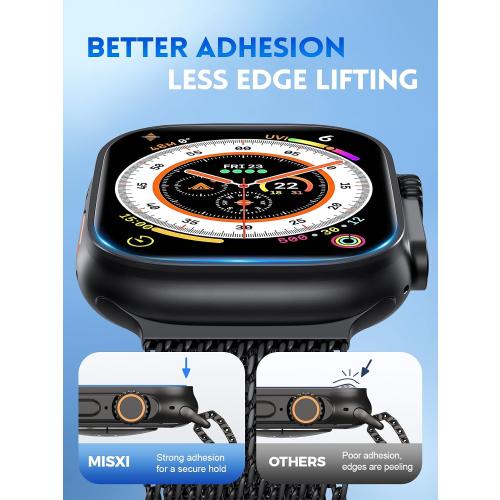 Misxi Soft TPU Screen Protector for 49mm Apple Watch Ultra 3/Ultra 2/Ultra