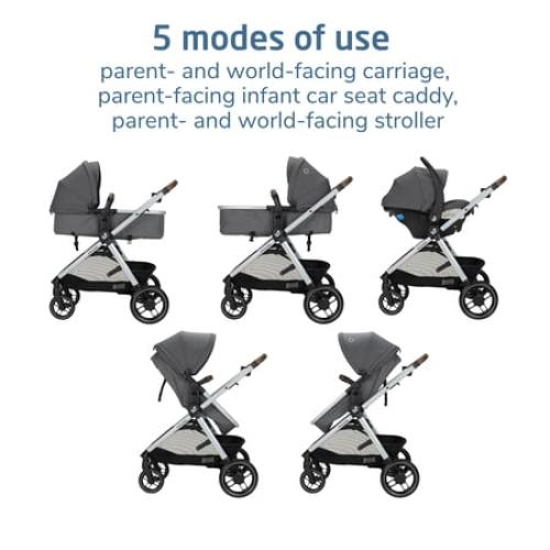 Maxi-Cosi Siena Luxe Modular Travel System, Travertine