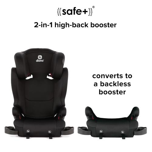 NEED TO CLEAN ‼️Diono Cambria 2 XL, Dual Latch Connectors, 2-in-1 Belt Positioning Booster Seat, High-Back to Backless Booster, Space and Room to Grow, 6 Headrest Positions, 8 Years 1 Booster Seat, Black