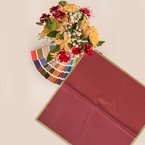 IWOWHERO 20pcs Red Flower Bouquet Wrapping Paper Versatile Paper Wrap for Making Unique Design Floral Wrapping Material for Christmas and DIY Crafts
