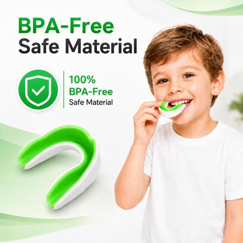 MENOLY 5 Packs Kids Mouth Guard - BPA Free Toddler Mouth Guard for Boys Girls with Portable Case, Mouth Guard Football for Boxing, Basketball, Lacrosse, MMA, Hockey, Wrestling, Soccer