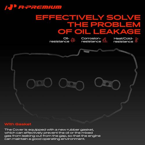 A-Premium Upgraded Aluminum Engine Valve Cover Kit