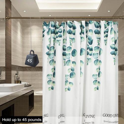 Artiwell Heavy Duty Shower Rod, Adjustable Shower Curtain Rod, Expandable 47-84 Inch, Permanent Mount Shower Rod, Never Rust Stainless Steel for Window Curtain and Closet, Champagne Bronze