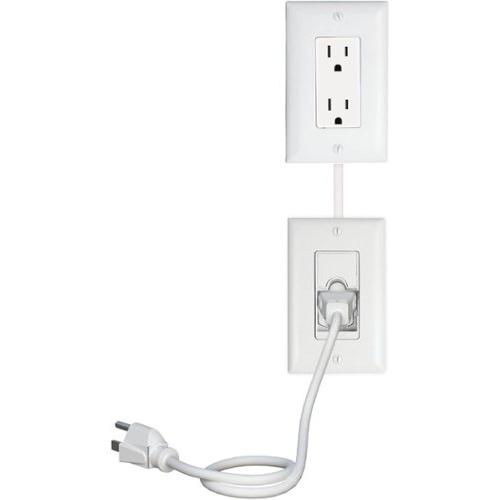 Sanus - In-Wall Power Kit for TV Media In-Wall Box - White