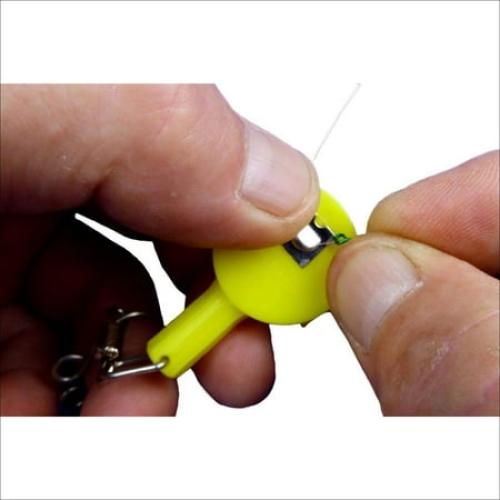 Hook-Eze Twin Pack, Yellow Fishing Hook, 1 Size