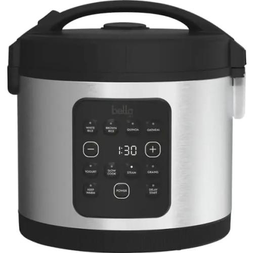 Digital 20-Cup Rice Cooker in Stainless Steel by bella PRO