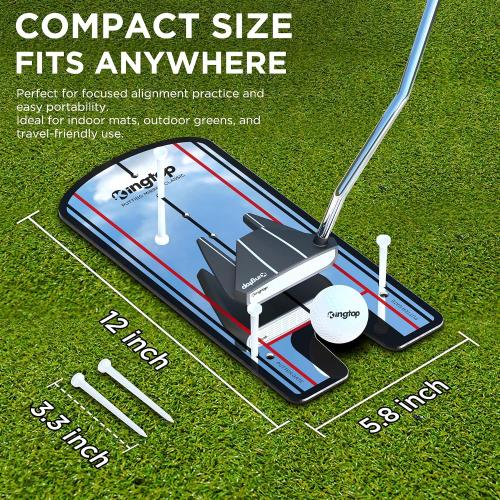KINGTOP Golf Putting Mirrors for Alignment and Stroke Training