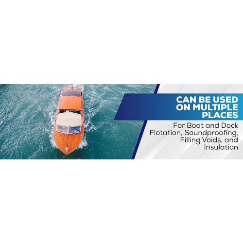 Fiberglass Supply Depot 2 Lb Density Expanding Pour Foam, 2 Part Polyurethane Closed Cell Liquid Foam for Boat and Dock Flotation, Soundproofing, Filling Voids, and Insulation (1 Gallon Kit)