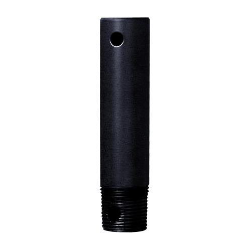Fanimation Studio Collection Threaded 24-in Black Stainless Steel Indoor/Outdoor Angle Mount Capable Ceiling Fan Downrod Adapter Downrod