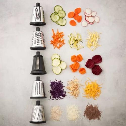 MIU Rotary Drum Grater with 4 Attachments
