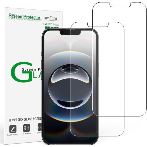 amFilm Essential Screen Protector for iPhone 14 iPhone13 iPhone 13 Pro 6.1