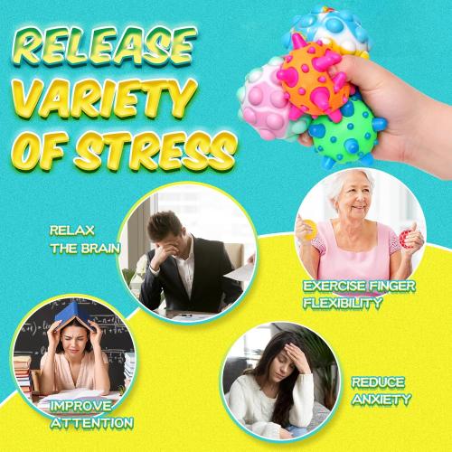 24 Pack Stress Balls, Squishy Balls, Squeeze Balls for Adults