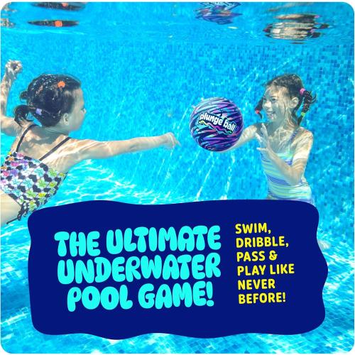 HydroSport Plunge Ball - Pool Toys - Swimming Pool Games for Kids, Adults and Family - Water Balls - Water Toys for Kids Ages 8-12 - Teens, Boys Fun Stuff - Swim Balls Sports Accessories (9 Inch)