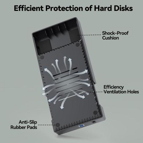 3.5 Hard Drive Enclosure, USB 3.0 Internal/External Hard Drive Case