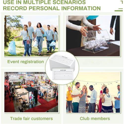 Yeaqee 800 Sheets Raffle Ticket, White