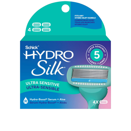 Schick Hydro Silk Sensitive Women's Razor Blade Refills, 4ct