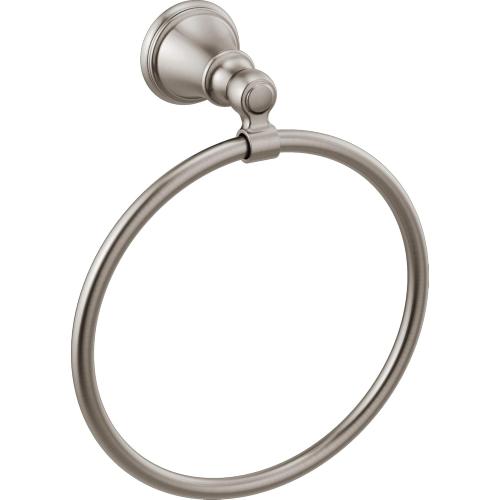 Delta Faucet 73246-SS Woodhurst 6 3/8 Wall Mount Towel Ring