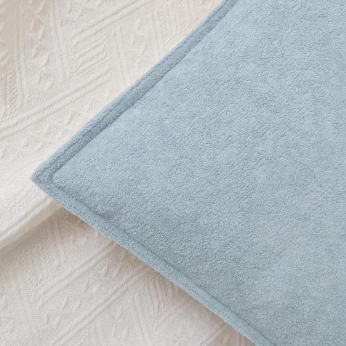 Kevin Textile Soft Waterproof Pillow Covers 12x20 Inch 2 Pack, Light Blue