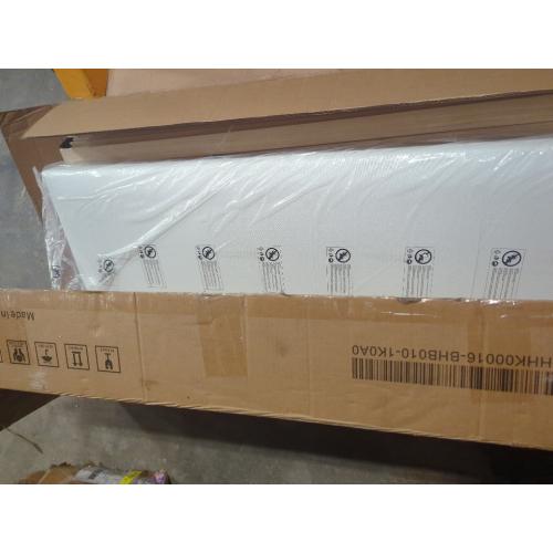 Size King Color White  Upholstered Platform Bed