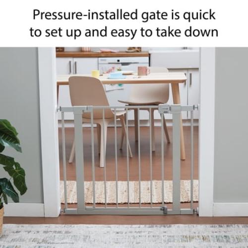 Safety 1st Simple Pass Walk-Through Gate, Grey