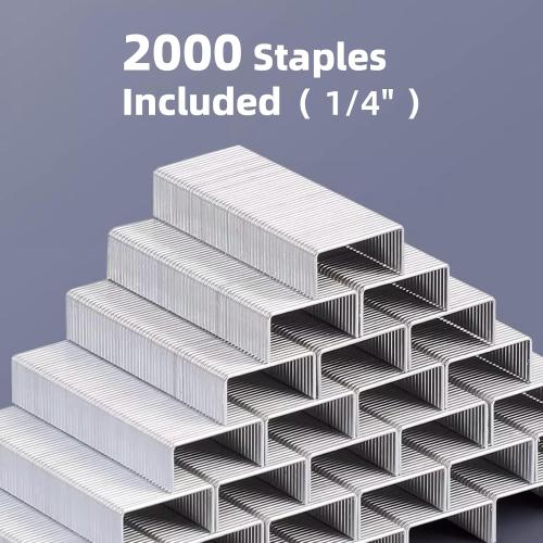 Long Reach Stapler,with 2000 Staples & Stapler Remover Full Strip，20-25 Sheet Capacity,with Built-in Ruler and Adjustable Locking Paper Guide, Gray