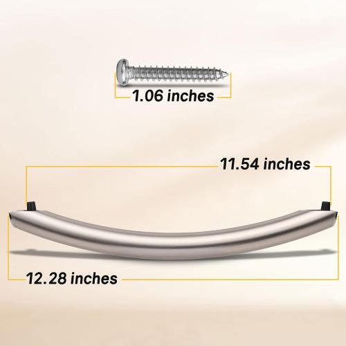 P Polerden Upgrade ME16H702SES ME18H704SFS SMH1816S SMH1926S Microwave Door Handle, Replaces for DE94-02933A Microwave Door Handle, Contains 2 Screws（Golden）