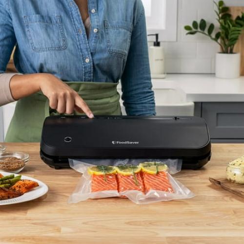FoodSaver Preserve Vacuum Sealing System Starter Kit with Bags and Rolls