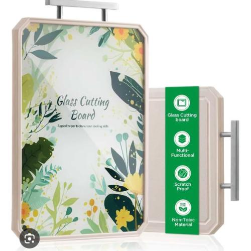 glass cutting board double sided tempered glass